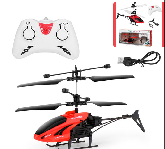 Remote Control Helicopter with USB Chargeable Cable for Boy and Girl Children (Pack of 1)